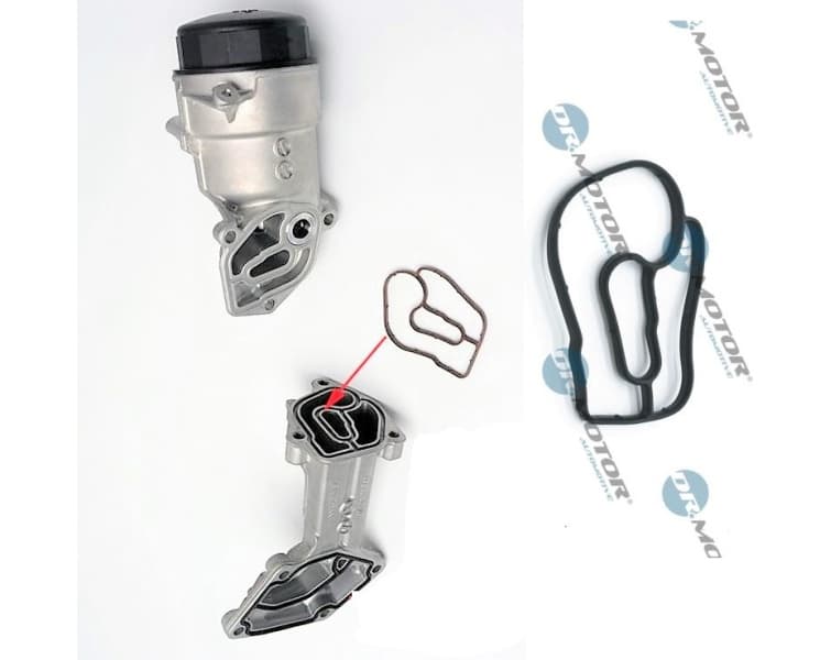 Gasket oil filter flange housing DRM0877