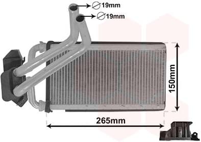 Heat Exchanger, interior heating 07006140
