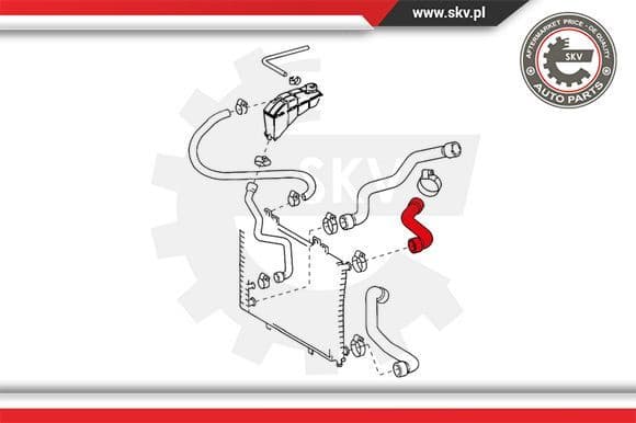 Radiator Hose 24SKV296 - image 4