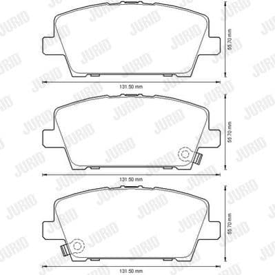 Brake Pad Set, disc brake 572579J - image 2