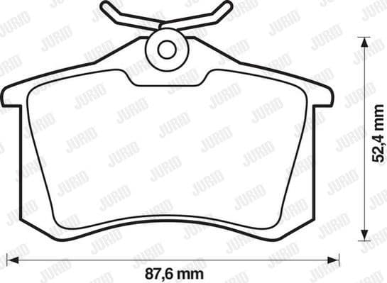Brake Pad Set, disc brake 571906D - image 2