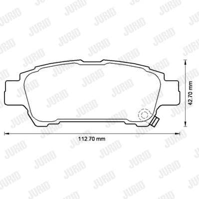 Brake Pad Set, disc brake 572512J - image 2