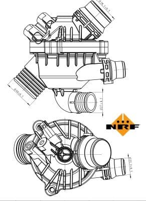 Thermostat, coolant 725004 - image 2