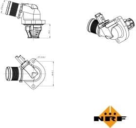 Thermostat, coolant EASY FIT 725015