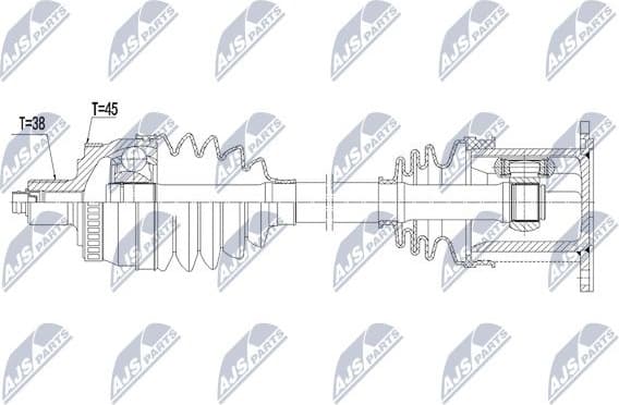 Drive Shaft NPW-AU-029 - image 4