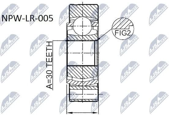 Joint Kit, drive shaft NPW-LR-005 - image 2