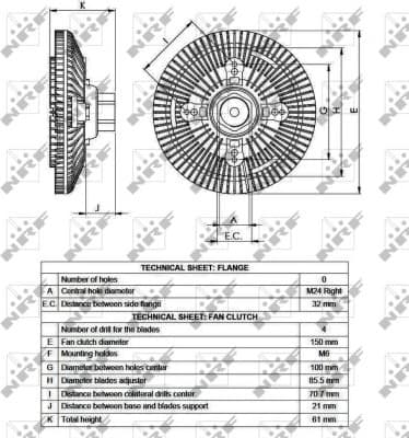 Clutch, radiator fan 49551 - image 4