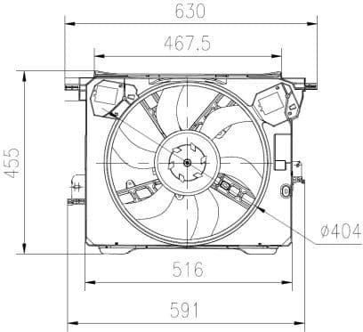 Fan, engine cooling 47899