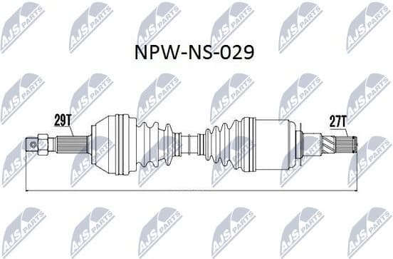 Drive Shaft NPW-NS-029 - image 4