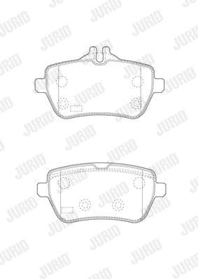 Brake Pad Set, disc brake 573451J - image 2