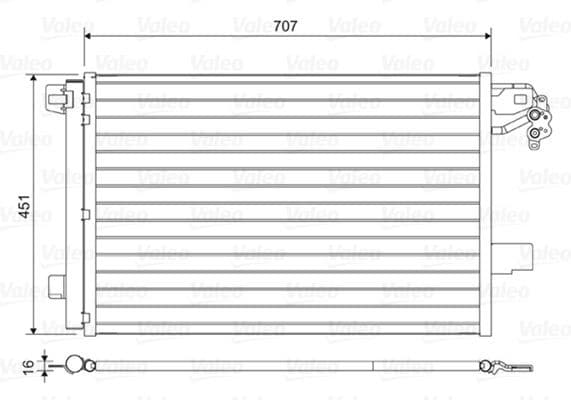 Condenser, air conditioning 814461
