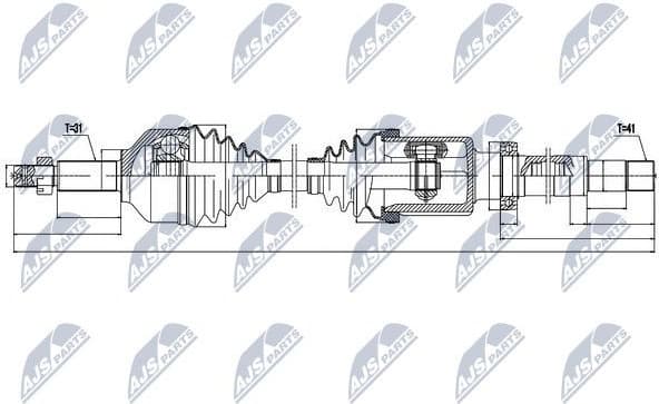 Drive Shaft NPW-FR-076 - image 5
