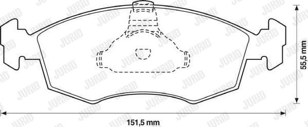 Brake Pad Set, disc brake 571974J - image 2