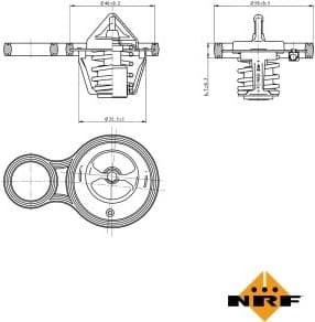 Thermostat, coolant EASY FIT 725094 - image 5