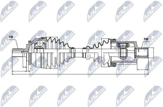 Drive Shaft NPW-VV-018