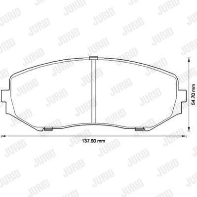 Brake Pad Set, disc brake 572584J - image 2