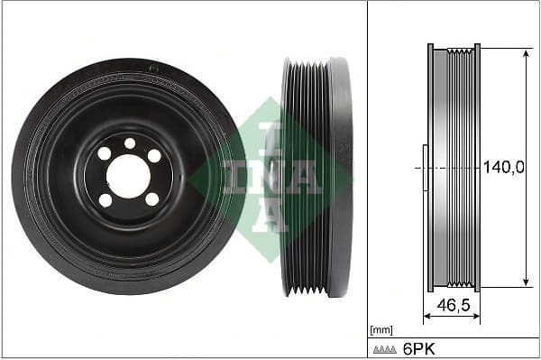 Belt Pulley, crankshaft 544 0138 10