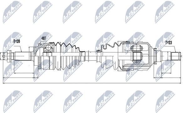 Drive Shaft NPW-TY-056 - image 4