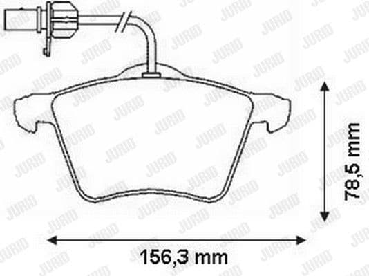 Brake Pad Set, disc brake 573045J