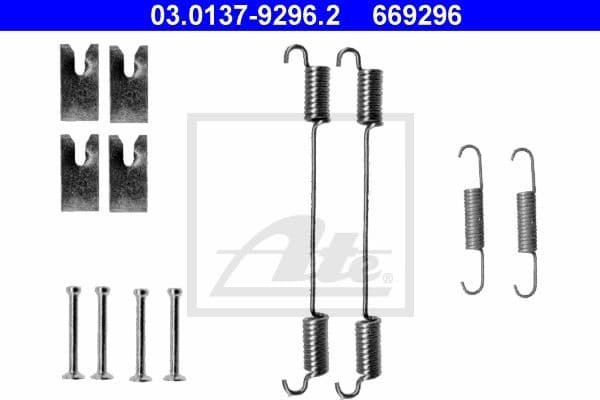 Accessory Kit, brake shoes 03.0137-9296.2