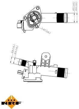 Thermostat, coolant EASY FIT 725082