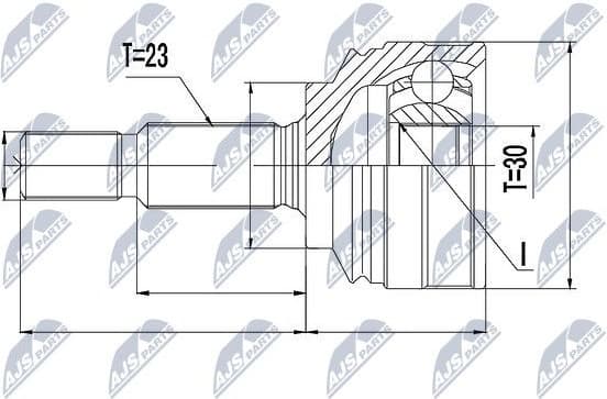 Joint Kit, drive shaft NPZ-RE-053 - image 2