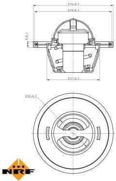 Thermostat, coolant EASY FIT 725104