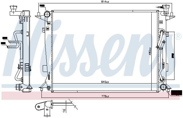 Radiator, engine cooling 606840 - image 5