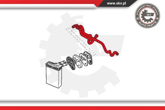 Heater Hose 43SKV806 - image 4