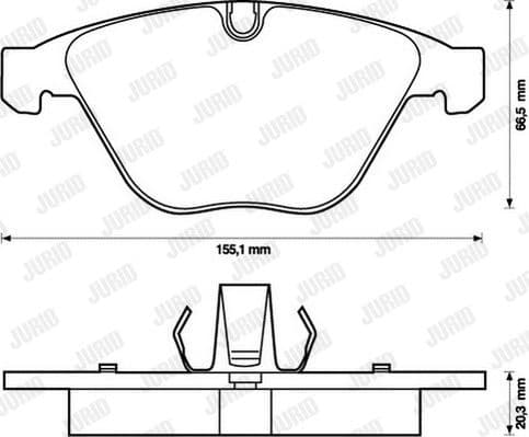 Brake Pad Set, disc brake 573210J - image 2