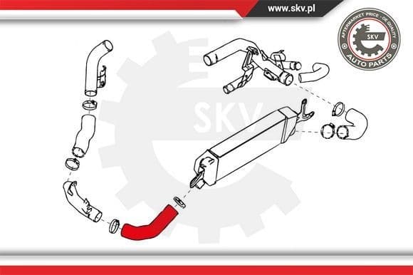 Charge Air Hose 24SKV956 - image 4