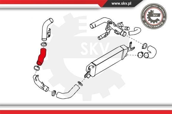 Charge Air Hose 43SKV029 - image 4