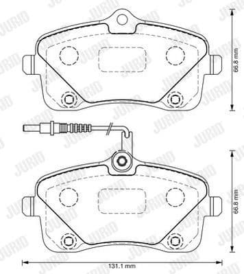Brake Pad Set, disc brake 573382J - image 2