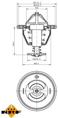 Thermostat, coolant EASY FIT 725131 - image 5