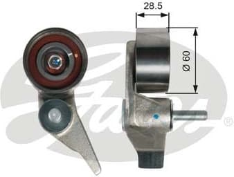 Tensioner Pulley, timing belt PowerGrip™ T41316