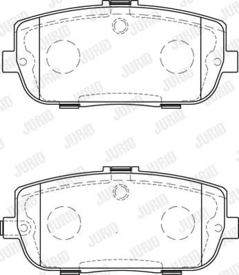 Brake Pad Set, disc brake 573640J