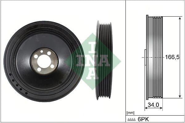 Belt Pulley, crankshaft 544 0157 10