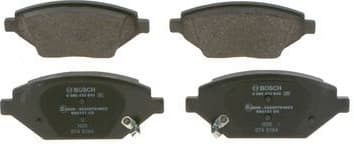 Brake Pad Set, disc brake 0 986 424 843