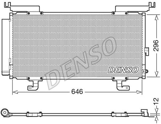 Condenser, air conditioning DCN36004