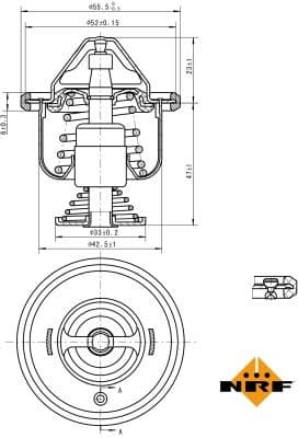 Thermostat, coolant EASY FIT 725199 - image 5