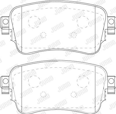 Brake Pad Set, disc brake 573863J