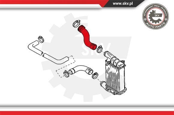 Charge Air Hose 24SKV068 - image 3