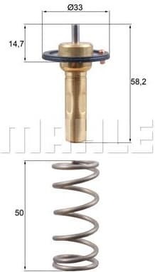 Thermostat, coolant BEHR TX26589D