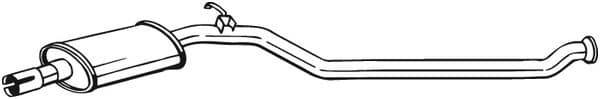 Centre Muffler 284-621