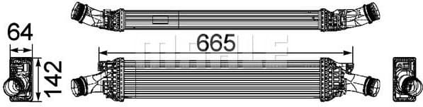 Charge Air Cooler BEHR *** PREMIUM LINE *** CI 170 000P - image 2