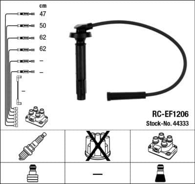 Ignition cable set RC-EF1206 - image 2