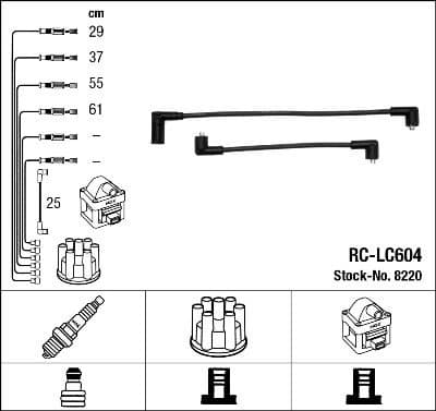 Ignition Cable Kit RC-LC604