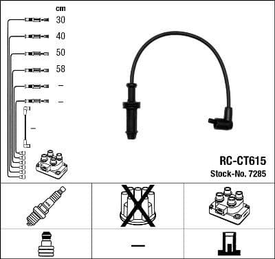 Ignition Cable Kit RC-CT615