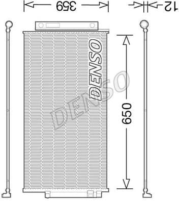 Condenser, air conditioning DCN09047