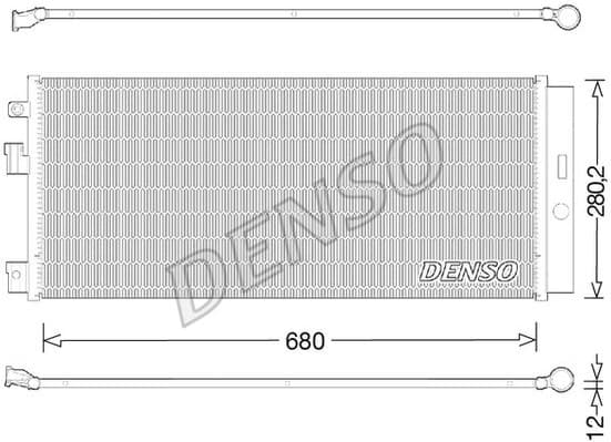 Condenser, air conditioning DCN20023
